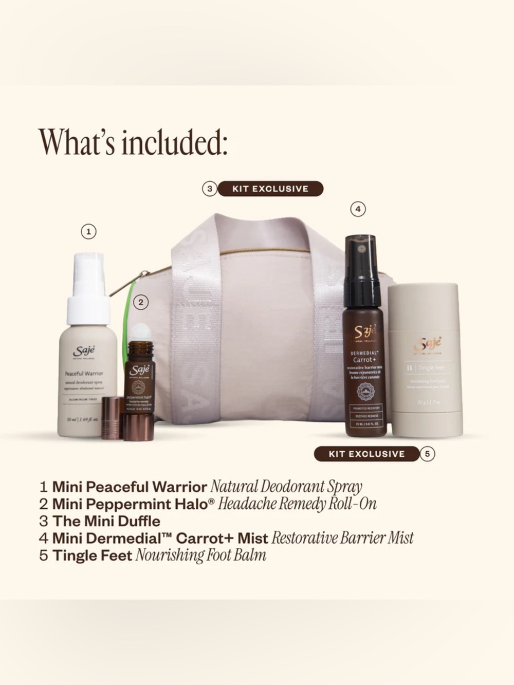 Saje Summer SOS Limited-Edition Survival Kit